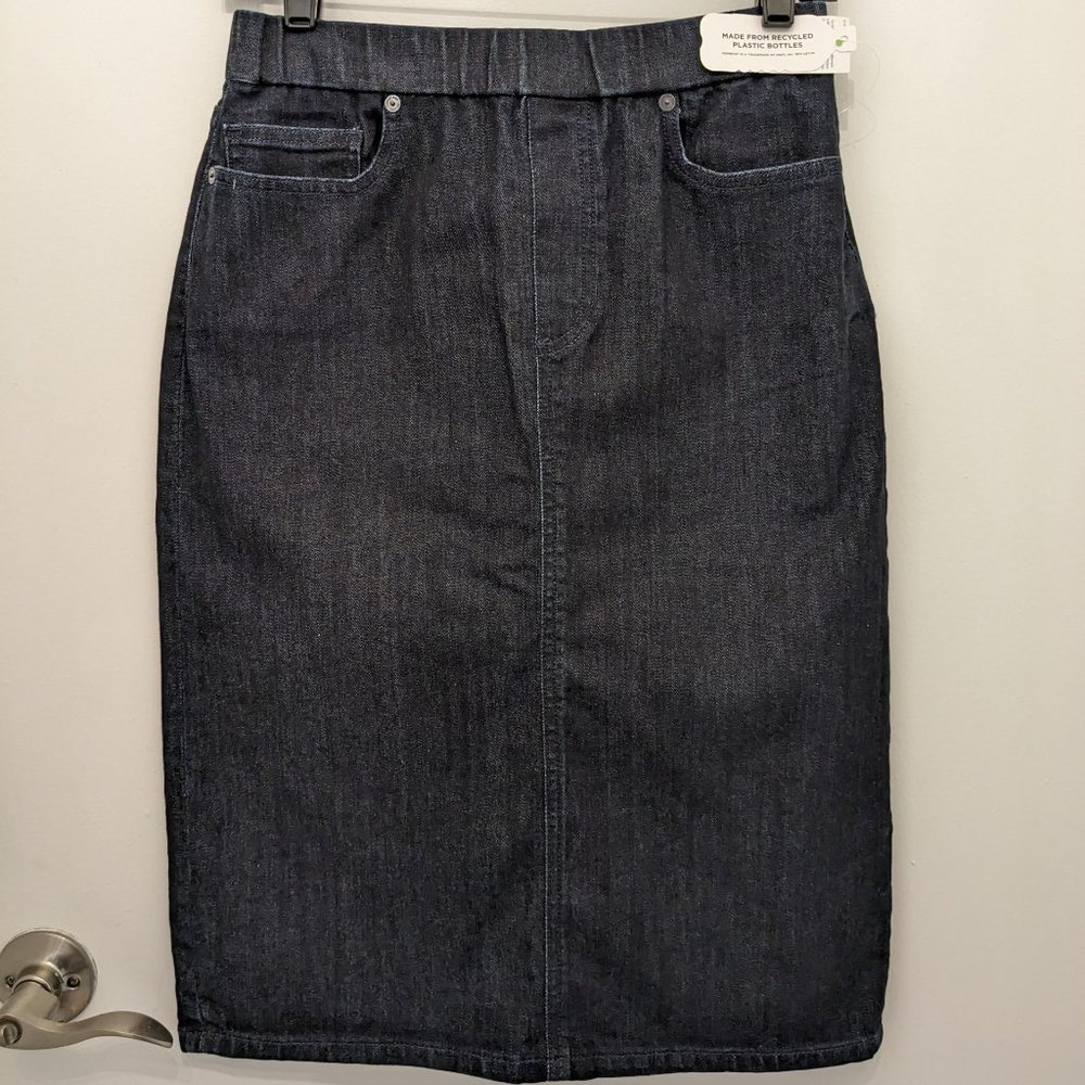 Denim Pull On Skirt